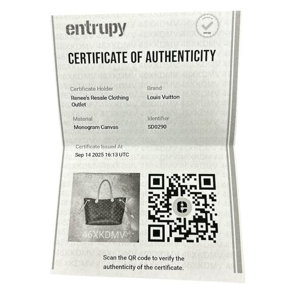 Louis Vuitton Neverfull MM Monogram with Pouchette in Rose Beige - Picture 8 of 8